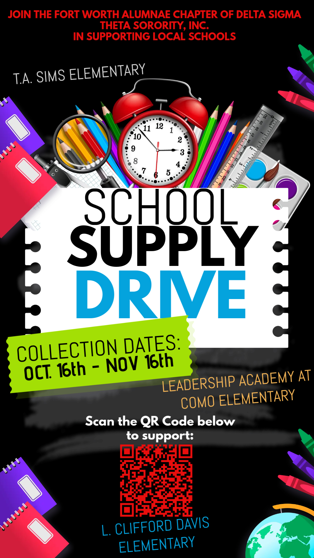 Elementary School Supply Drives