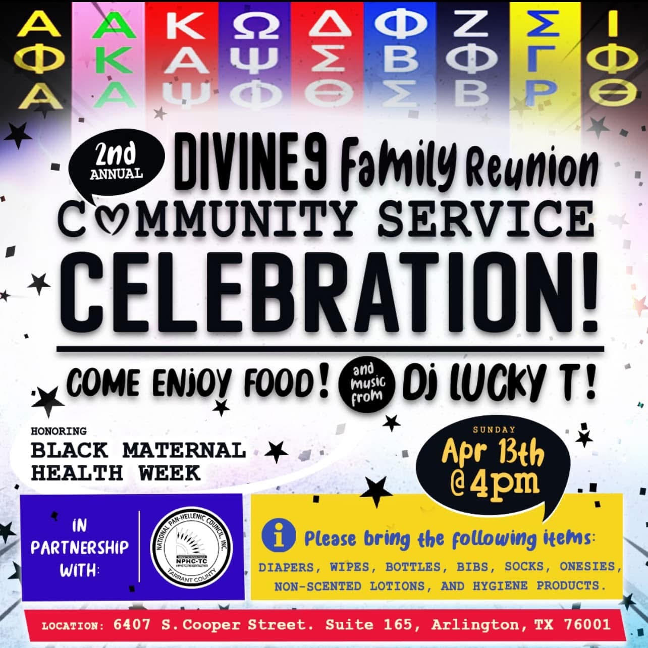 Divine9 Family Reunion hosted by NPHC Tarrant County