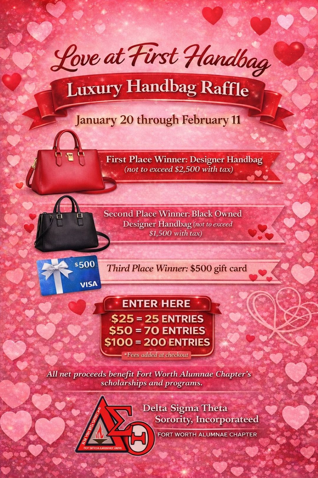 Love at First Handbag Raffle